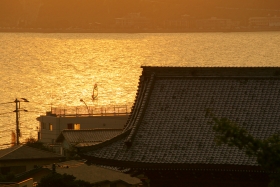 光明寺裏山からの夕景